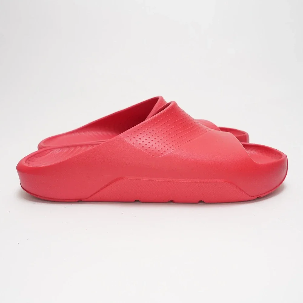 Jordan Red Slide Sandals Mens 11 Slip On Foam Pool Beach Casual